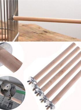 极速Wooden Parrot Stand Stick Rack Perch For BirTds Pet Parr