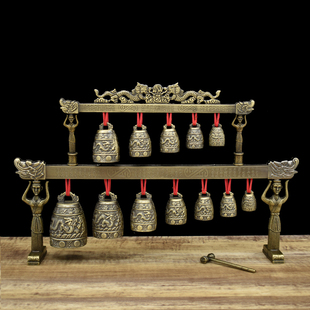 极速仿古编钟乐器摆件曾侯乙编钟模型演I奏中式客厅装饰品婚庆影