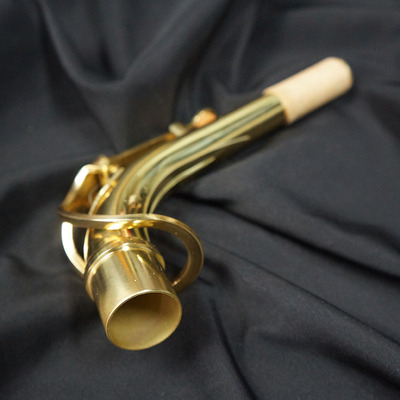 极速后浪器乐 中音萨克斯弯t脖管 降E调 纯黄铜 管乐乐器 笛头嘴