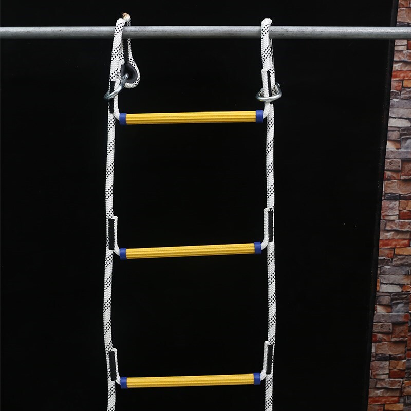 极速应急救生爬梯 消防r逃生梯 家用防滑梯子安全攀爬梯救援绳梯