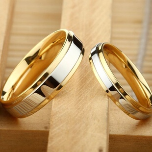 极速New Fashion Simpler Design 316 Titanium Steel Mens Rings