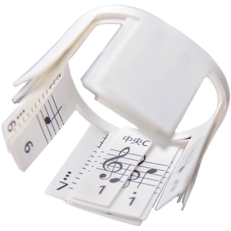 极速钢琴贴e纸88键电钢琴键盘音标贴音符学习五线简谱二合一免粘