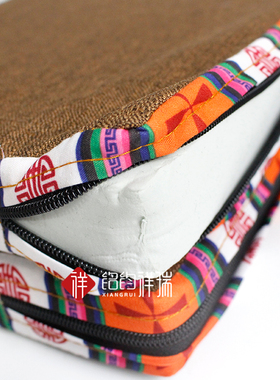 极速藏式带提手打坐垫便携跪垫蒲B团垫红色蒲团坐垫禅修垫拜垫拜