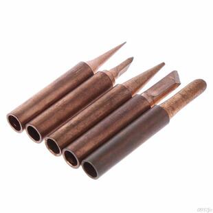 极速5 Pcs Pure Copper 900M-T Soldering Iron Tip LUead-free