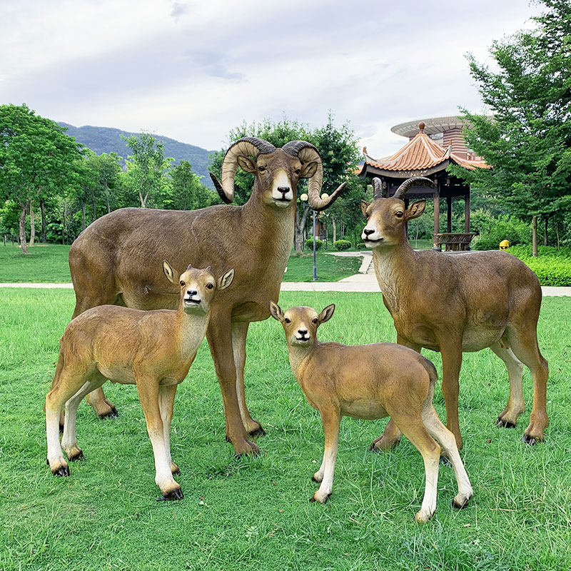 极速仿真盘羊公园草m坪玻璃钢雕塑户外大型园林景观装饰工艺品动,家居饰品,户外/庭院摆件,淘宝优惠券,粉丝福利购,淘宝优惠卷