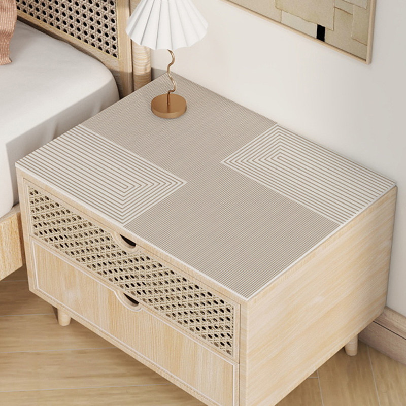 新品床头柜垫免洗冰箱防尘盖布茶几桌布I防水防油硅胶餐桌垫电视