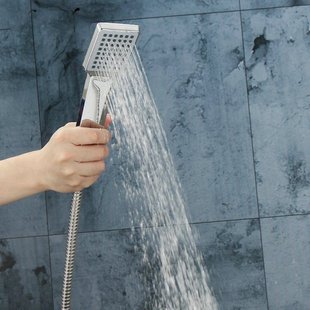 Shower Stainle Square R1.5M 极速ABS Holder Head Handheld Set