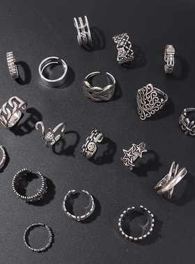 极速Adjustable ring fashion personality women retro inYs coo