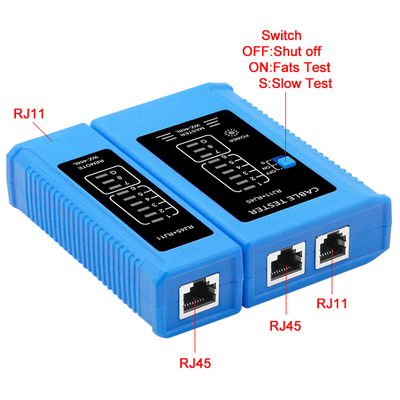 极速Profedssional RJ45 Cable lan tester Network Cable Tester