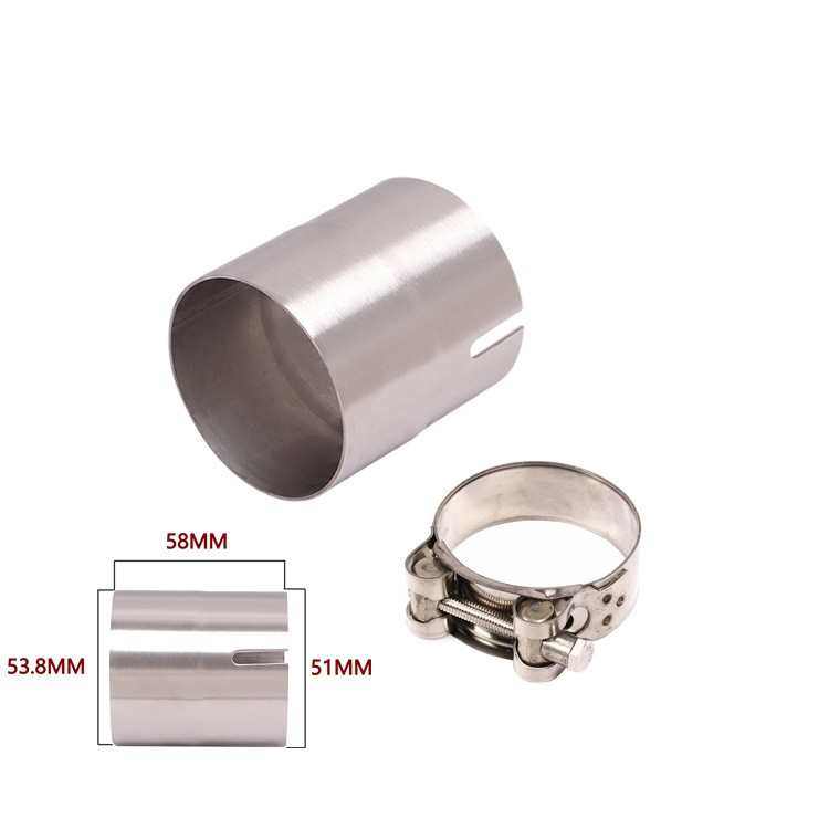 适用于摩托车排气管51转52 54 56 58 62 64MM转接口变径转接头