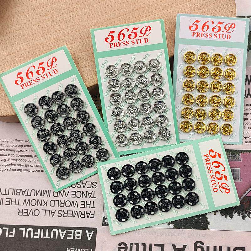 金属纽扣暗扣防走光大衣风衣手缝钮扣圆形衬衫袖口隐形铜制扣子