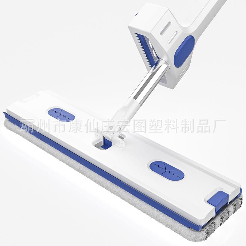 免手洗平板拖360°旋转大面板懒人拖把自挤水免洗平拖双刮条