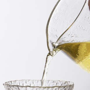 花火茶器小青柑玻璃侧把壶锤纹木把煮茶器电陶炉普洱花茶壶加厚