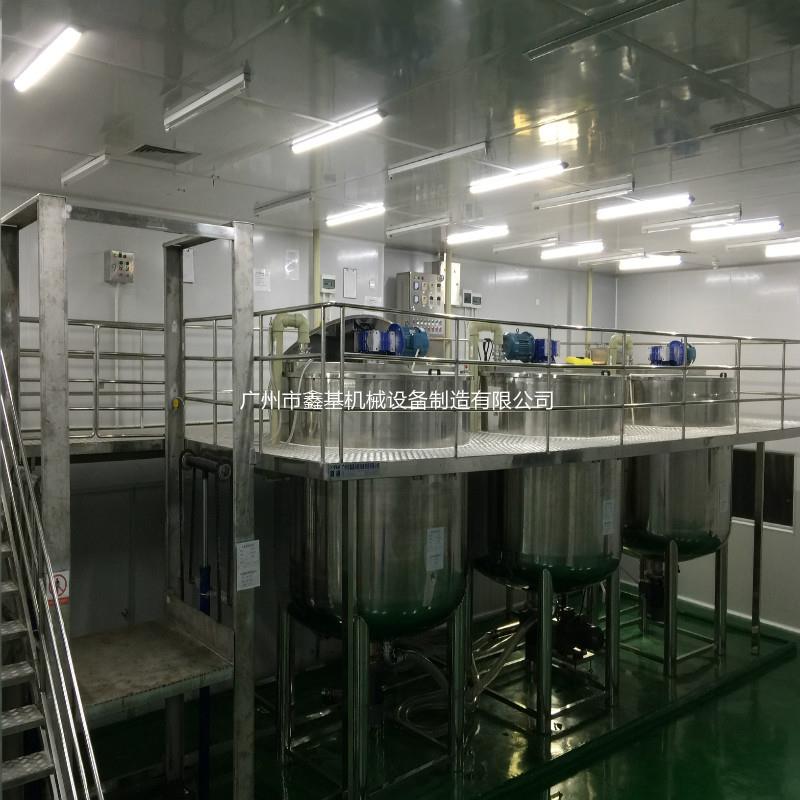 300L不锈钢搅拌锅药膏加热反应釜蒸汽加热反应罐搅拌槽