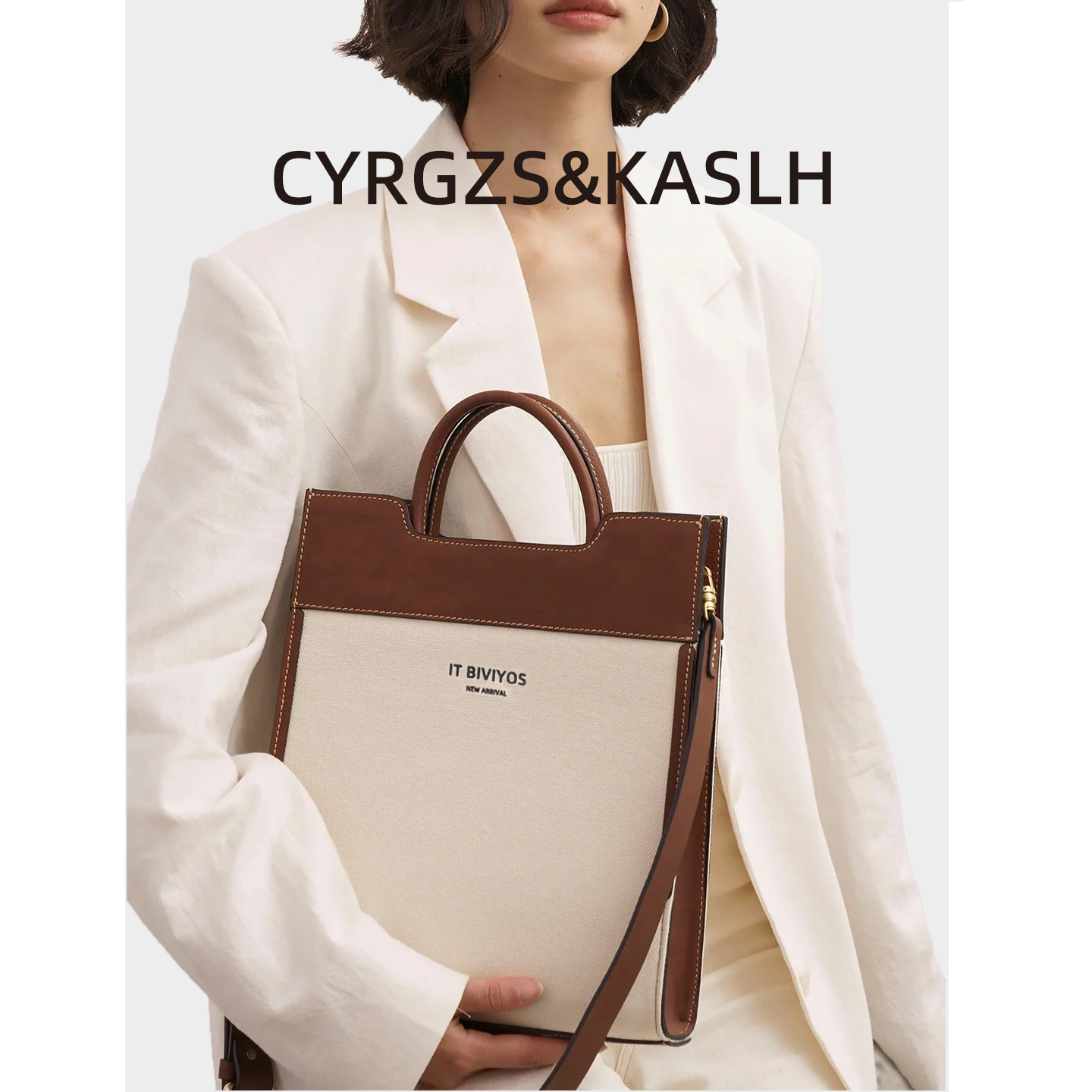 帆布包女款高级感手提包设计感小众公文包通勤百搭斜挎包托特包女