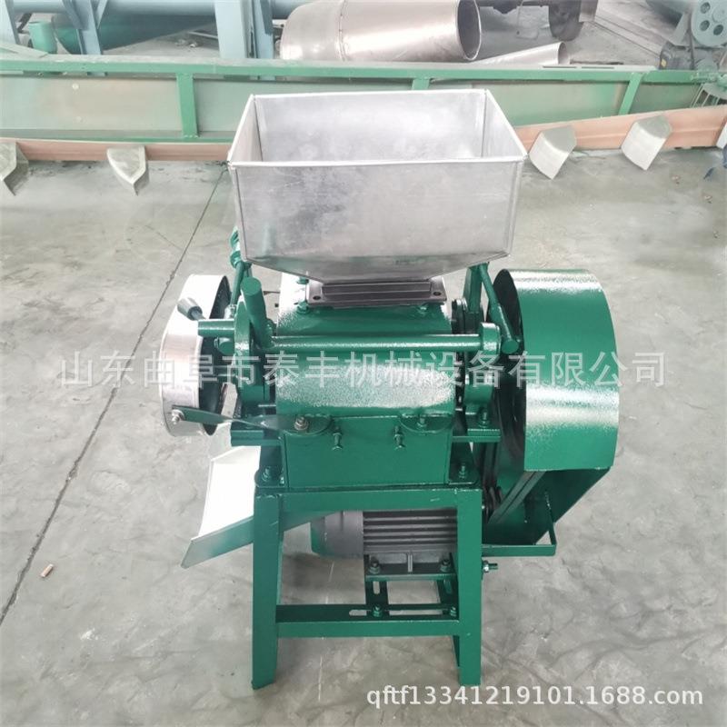 小麦黄豆粮食挤扁机玉米绿豆谷物杂粮挤扁机油坊酿酒用破碎机