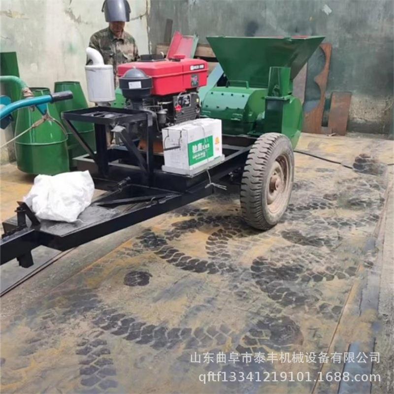 养殖饲料秸秆粉碎机红薯秧饲料粉碎机大型蛋白桑柠条树枝粉碎机