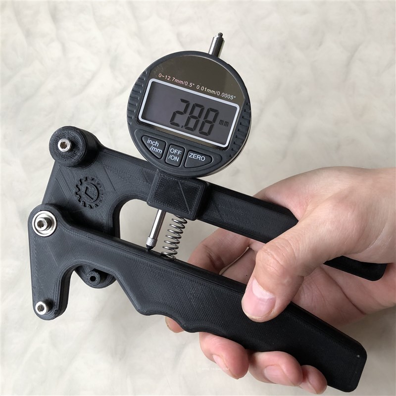 自行车辐条张力计钢丝张力调整 轮组校正车圈调圈工具数字张力计