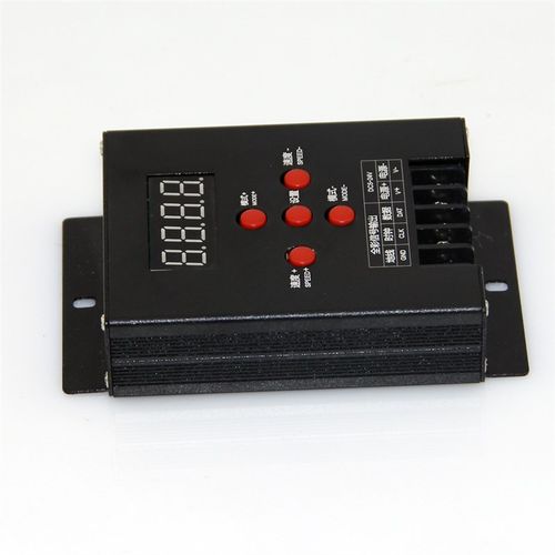 全彩点光源跑马灯led控制器 WS2811幻彩灯条 护栏管T500控制器24V