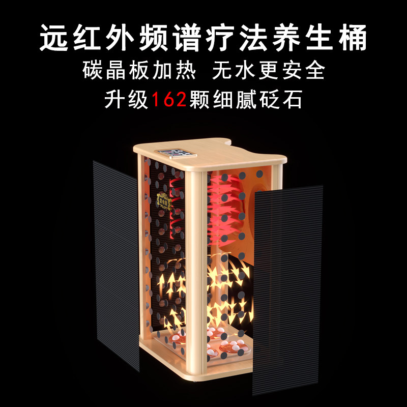 石墨烯远红外线频谱养生桶全息能量汗蒸桶家用足浴按摩足疗蒸腿脚