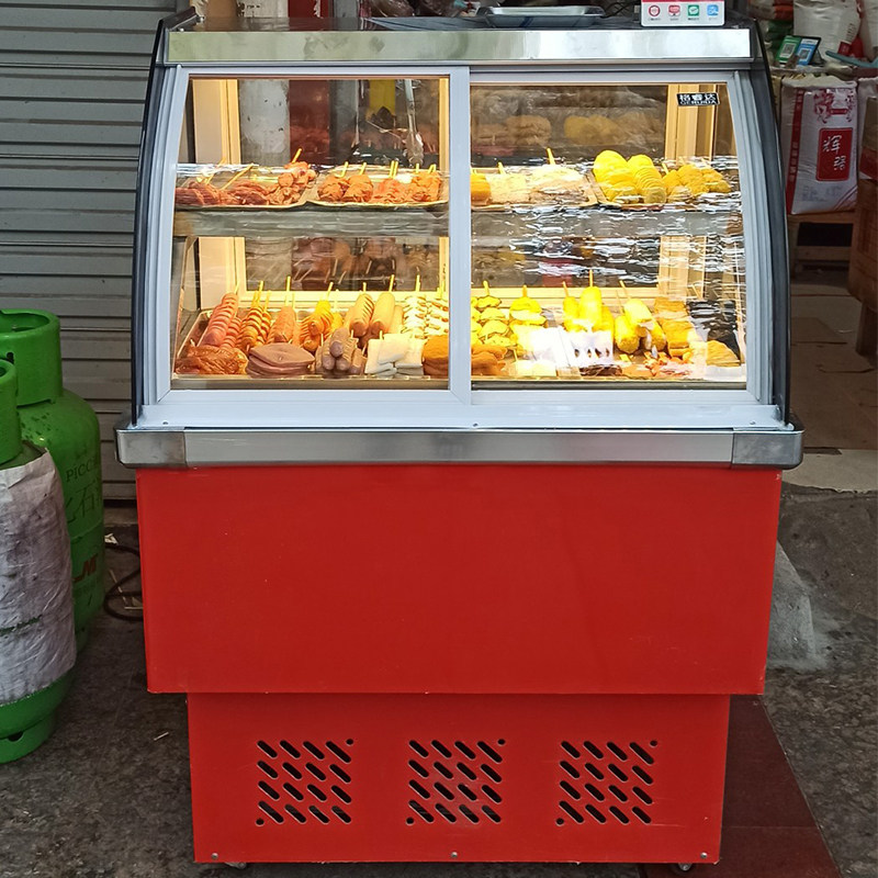 凉菜冷藏展示柜商用卤菜熟食柜鸭脖保鲜柜双温串串冷藏柜烧烤冰柜