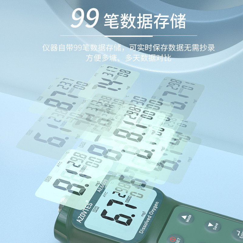 萤光法溶氧仪 可携式溶解氧检测仪 溶氧检测仪养殖工业污水曝气池
