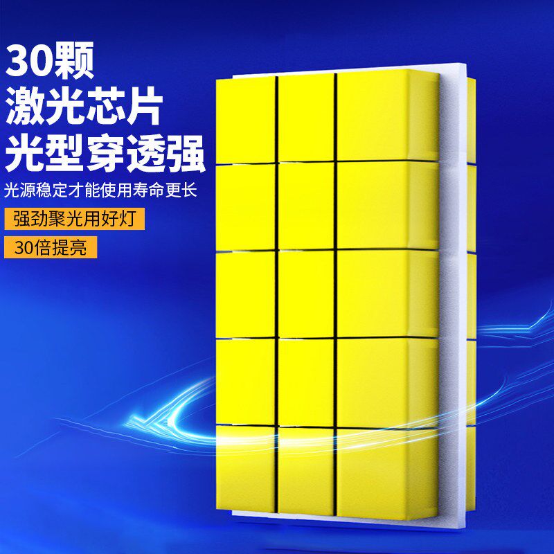 24V货车LED客厅灯H1H7超亮透镜激光远近光一体H4改装强光前雾灯泡