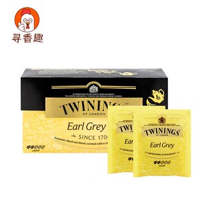 Twinings唐宁英国豪门伯爵红茶调味包50g 进口英式茶叶袋泡茶