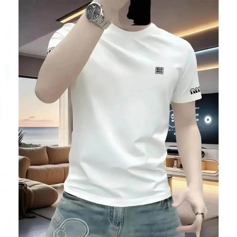 师凯服饰AmpBhelisia短袖T恤男士2026夏季新款时尚印花圆领半袖