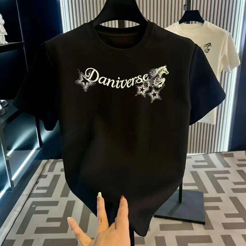 贝才新服饰百货常规日常短袖常规款通用圆领T恤轻奢设计师男运动
