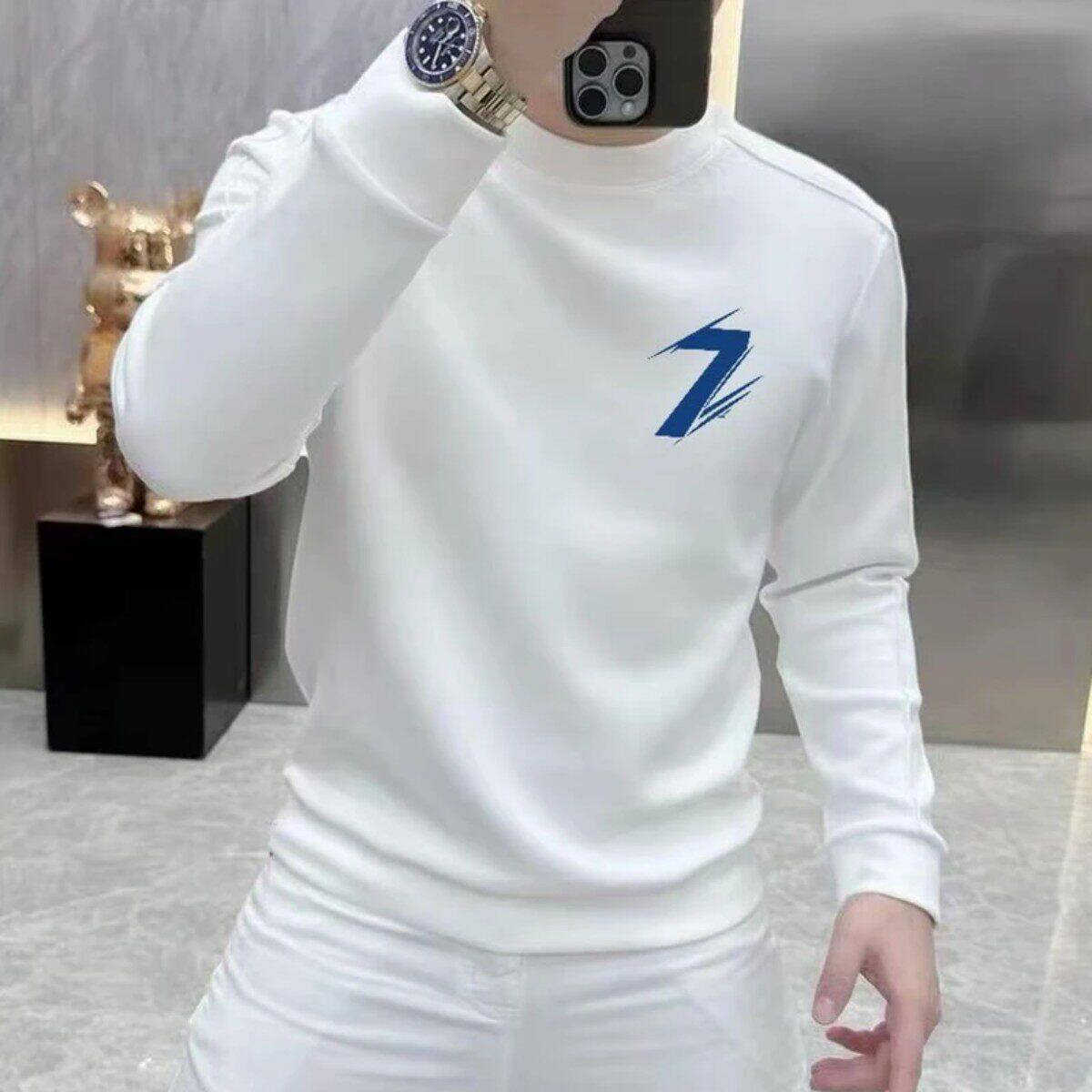 2晟龙优品店秋冬潮流印花男女士圆领卫衣休闲痞帅时尚保暖打底衫
