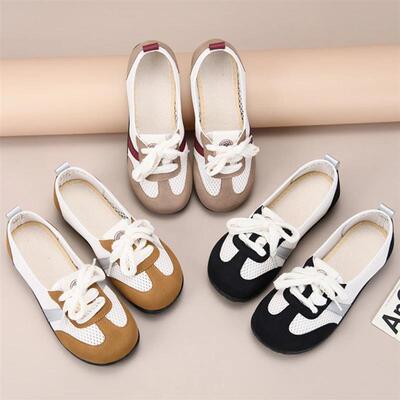 JAKE CAVOS杰克卡沃斯淼森创女鞋夏季老北京布鞋女网面浅口阿甘鞋