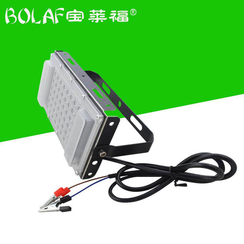 LED碘钨灯12v24v36v低压投光灯50w户外工程遂道矿井防水led投射灯