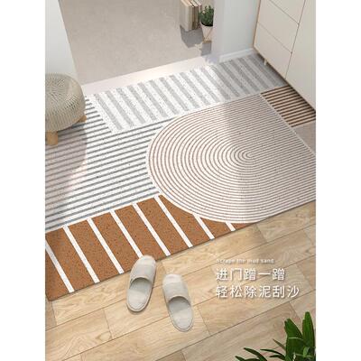 北欧轻奢入户门地垫进门玄关地毯家用门口门垫入门室内丝圈脚垫