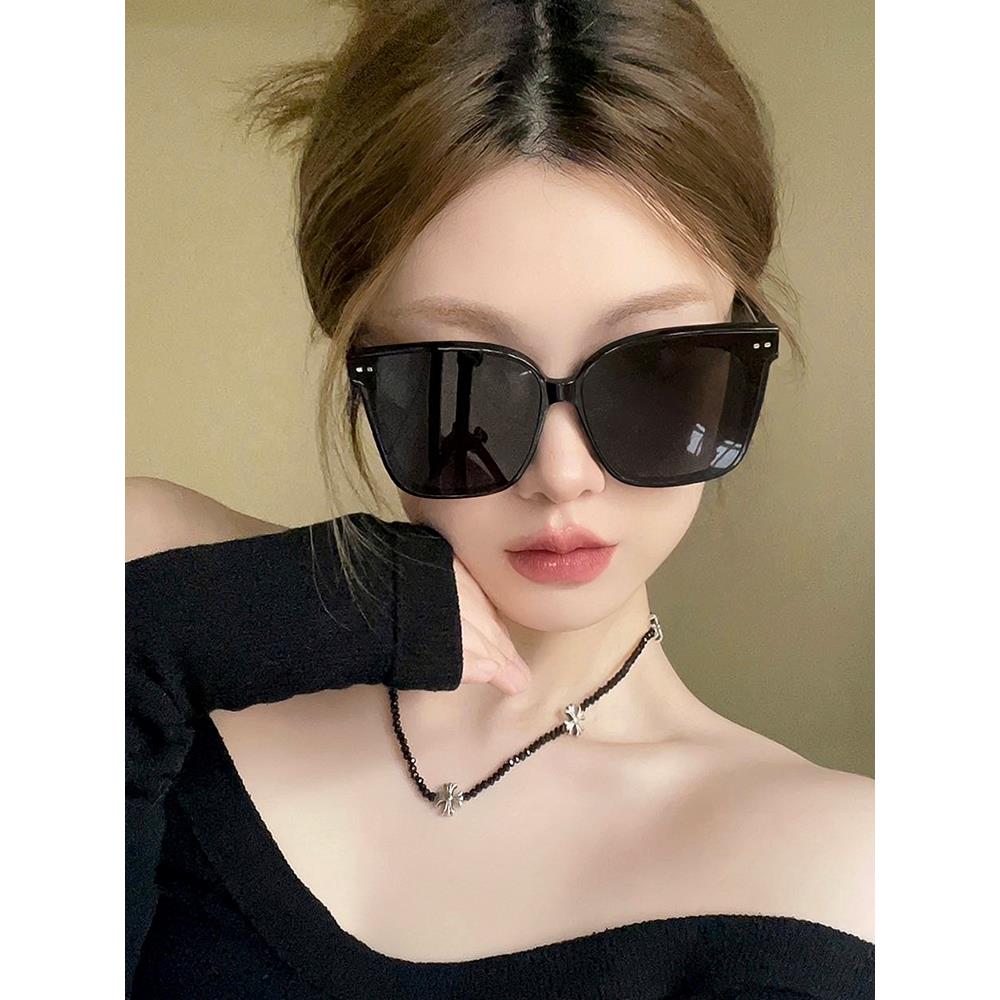太阳眼镜女2023新款潮大脸显瘦网红开车gm墨镜防紫外线高级感ins