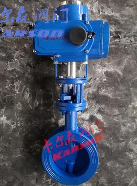 karson尔森QAYD9W-1C高温烟尘气开卡关7DN150碳钢 电1动通风对夹