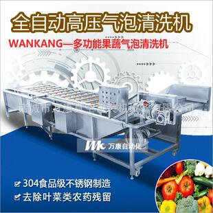 康238净菜清洗工设备 圆葱加 西兰花气泡清洗机 功能洗菜万机多价