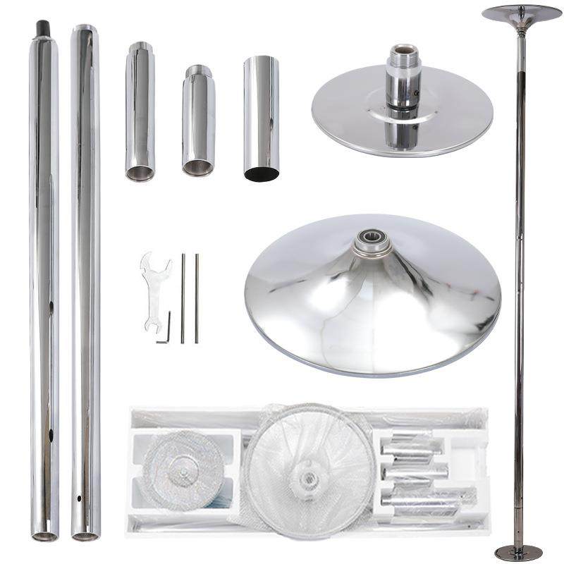 钢管舞钢管健身家用便携式舞蹈室跨境学校旋转移动跳舞杆健腹杆