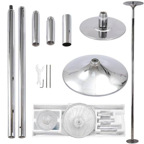 钢管舞钢管健身家用便携式舞蹈室跨境学校旋转移动跳舞杆健腹杆