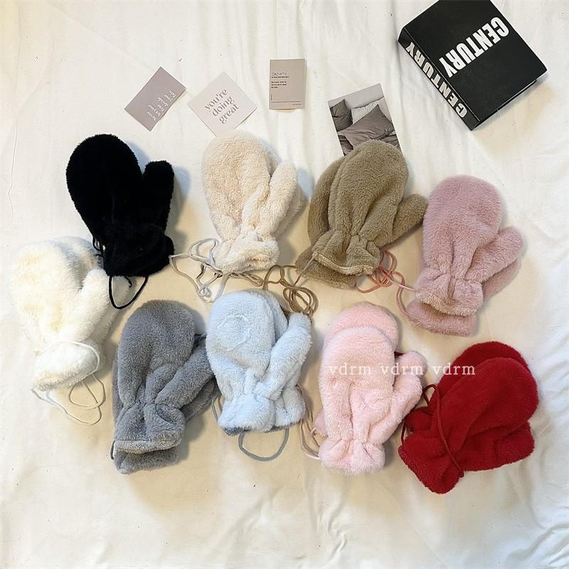 ins冬季VDRM保暖韩版手套挂脖