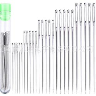 不锈手缝钢针 大眼绣花针 刺绣针十字绣尖头针工具套装缝纫diy