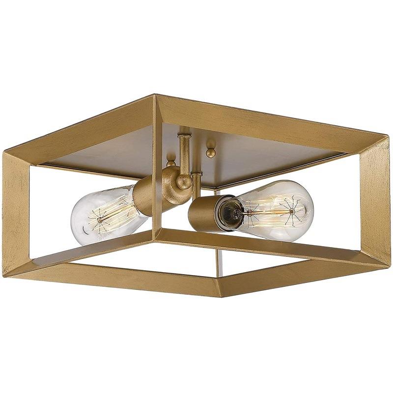 亚马逊吸顶灯卧室美式乡村复古过道灯厨房餐厅正方形跨境热销灯饰