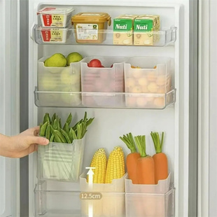 冰箱侧门通用食品收纳盒家用冰箱收纳整理神器