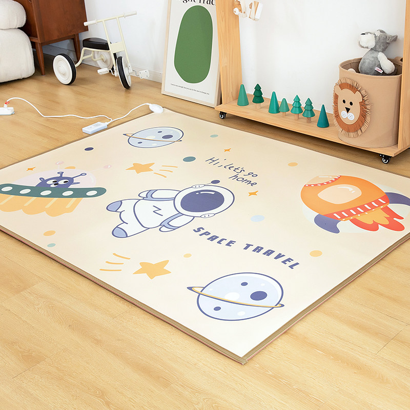 三顺暖润石墨烯碳晶地暖垫家用卡通发热电热地垫加热地毯地热儿童