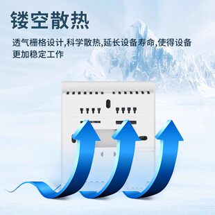 工业温湿度感测器RS485高精度壁挂室内仓库液晶显示温度计变送器