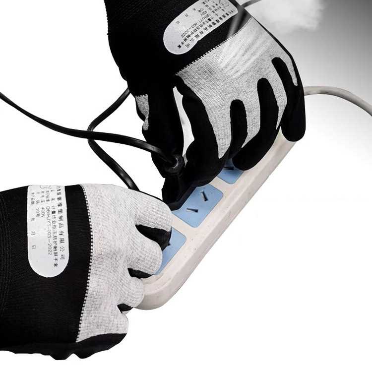 400v电工绝缘手套380v带电橡胶手套家用220v低压防电可触碰手套