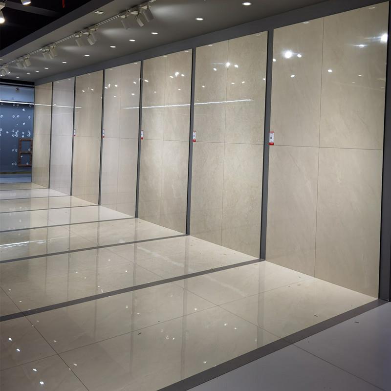 佛山瓷砖米黄色通体大理石连纹地砖客厅地砖大板地板砖