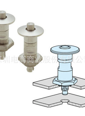 日本IMAO今尾内孔型锁紧器QCHC0816N-6-SUS