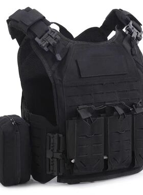 多功能战术背心多附件包战术快拆背心外套马甲一体式激光快拆背心