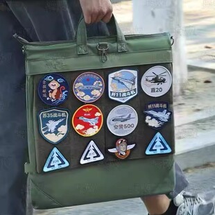 飞行员航展头盔包电脑包大容量防水斜跨尼龙肩商务平板航空手提包